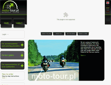 Tablet Screenshot of moto-tour.pl
